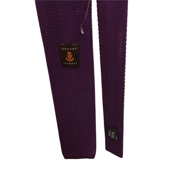 NEW Robert Talbott Knit tie -NWT- 100% silk - Picture 3 of 6
